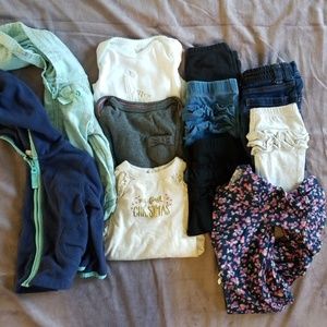 Lots of baby girl clothing